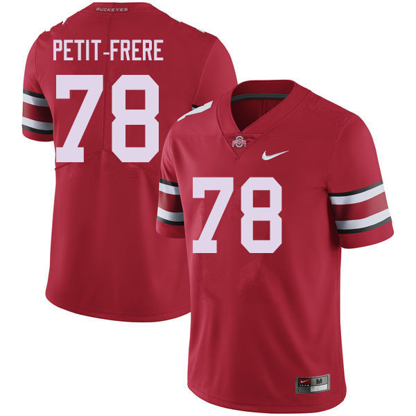 Ohio State Buckeyes #78 Nicholas Petit-Frere College Football Jerseys Sale-Red